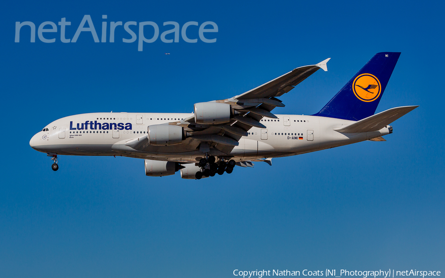 Lufthansa Airbus A380-841 (D-AIMI) | Photo 361387