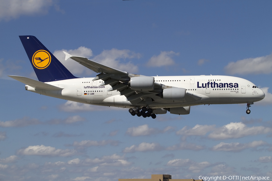 Lufthansa Airbus A380-841 (D-AIMI) | Photo 430647