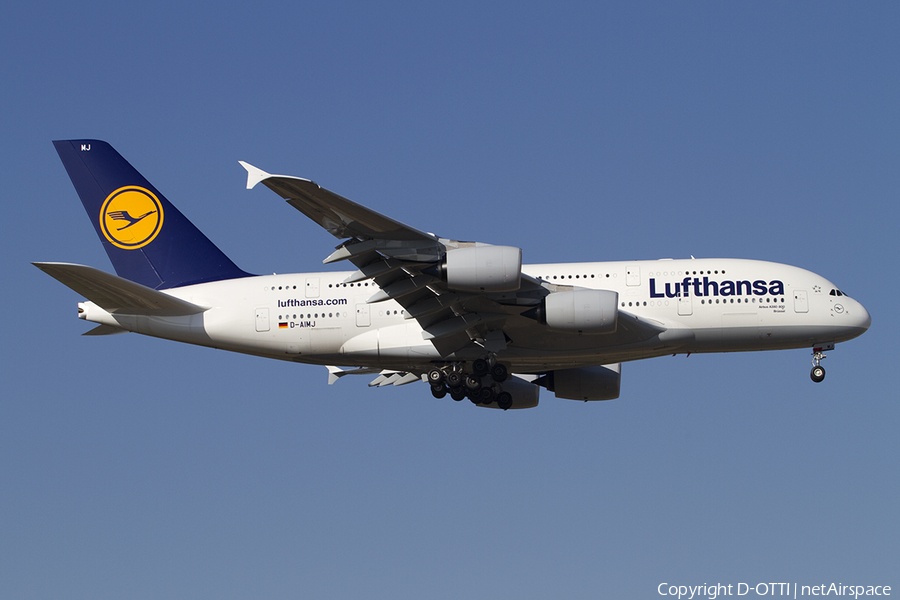 Lufthansa Airbus A380-841 (D-AIMJ) | Photo 396070