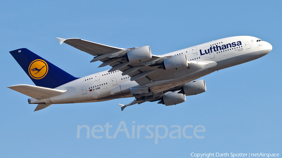 Lufthansa Airbus A380-841 (D-AIMK) | Photo 324016