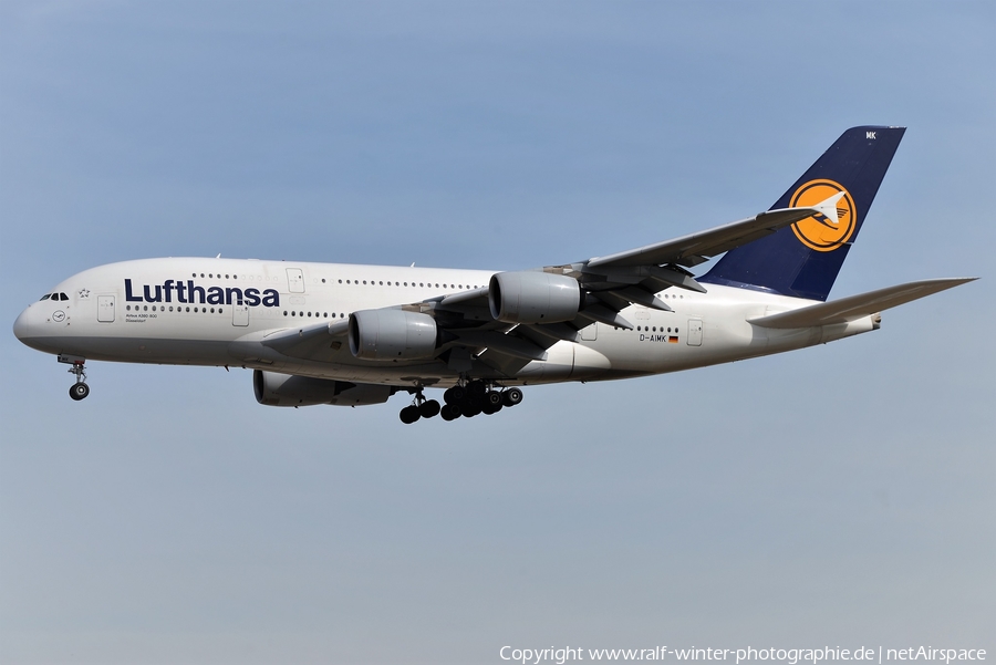 Lufthansa Airbus A380-841 (D-AIMK) | Photo 380180