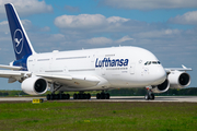 Lufthansa Airbus A380-841 (D-AIMK) at  Leipzig/Halle - Schkeuditz, Germany