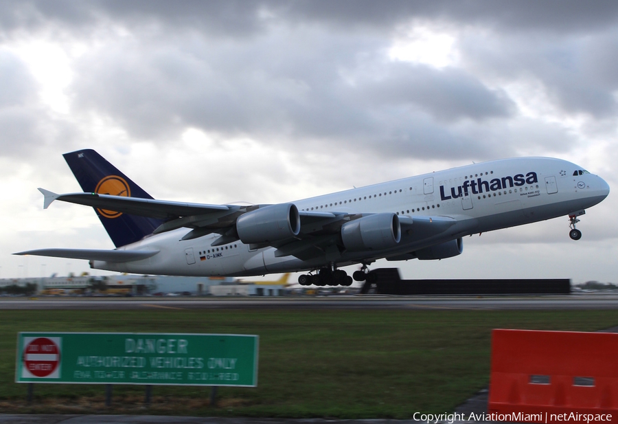 Lufthansa Airbus A380-841 (D-AIMK) | Photo 194483