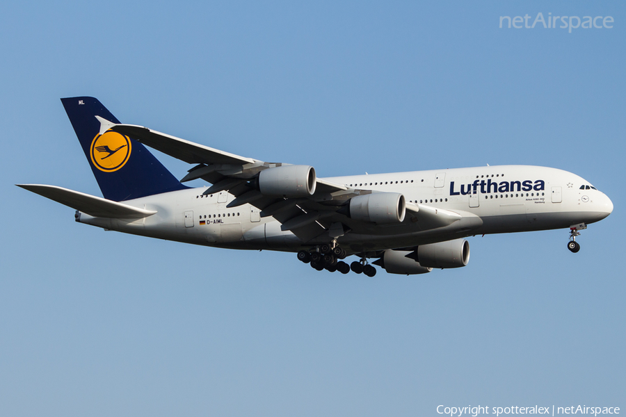 Lufthansa Airbus A380-841 (D-AIML) | Photo 93532
