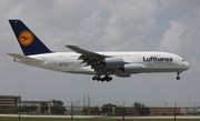 Lufthansa Airbus A380-841 (D-AIMM) at  Miami - International, United States
