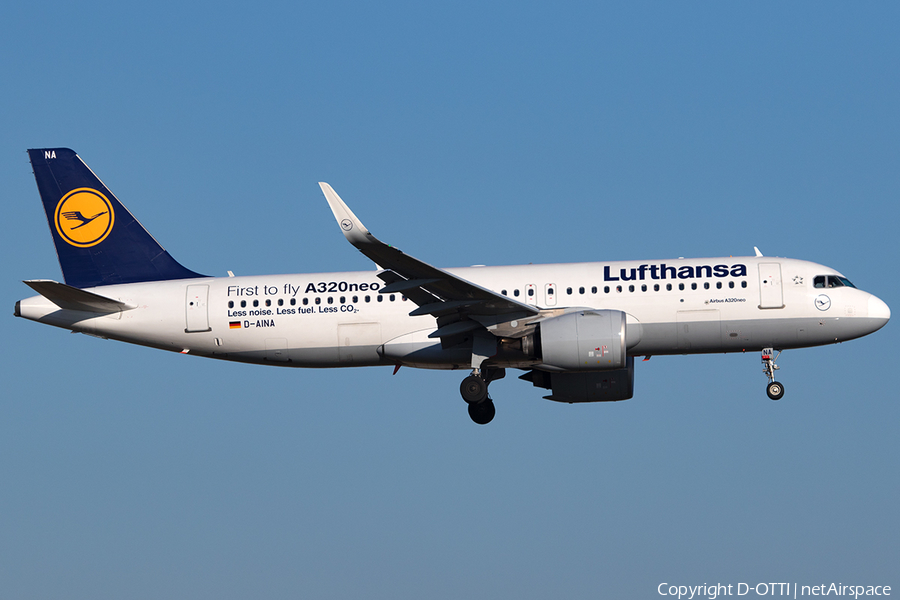 Lufthansa Airbus A320-271N (D-AINA) | Photo 224183