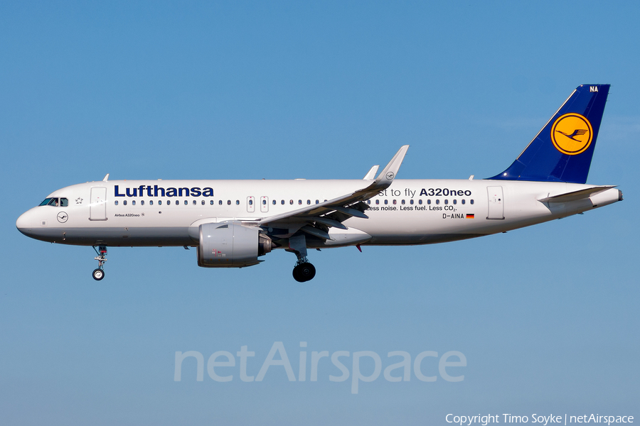 Lufthansa Airbus A320-271N (D-AINA) | Photo 103774