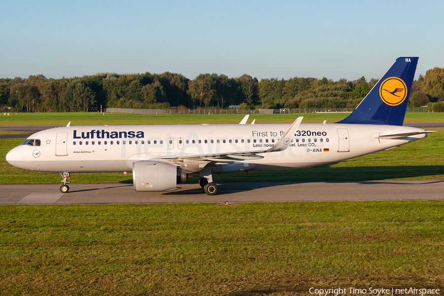 Lufthansa Airbus A320-271N (D-AINA) | Photo 126294