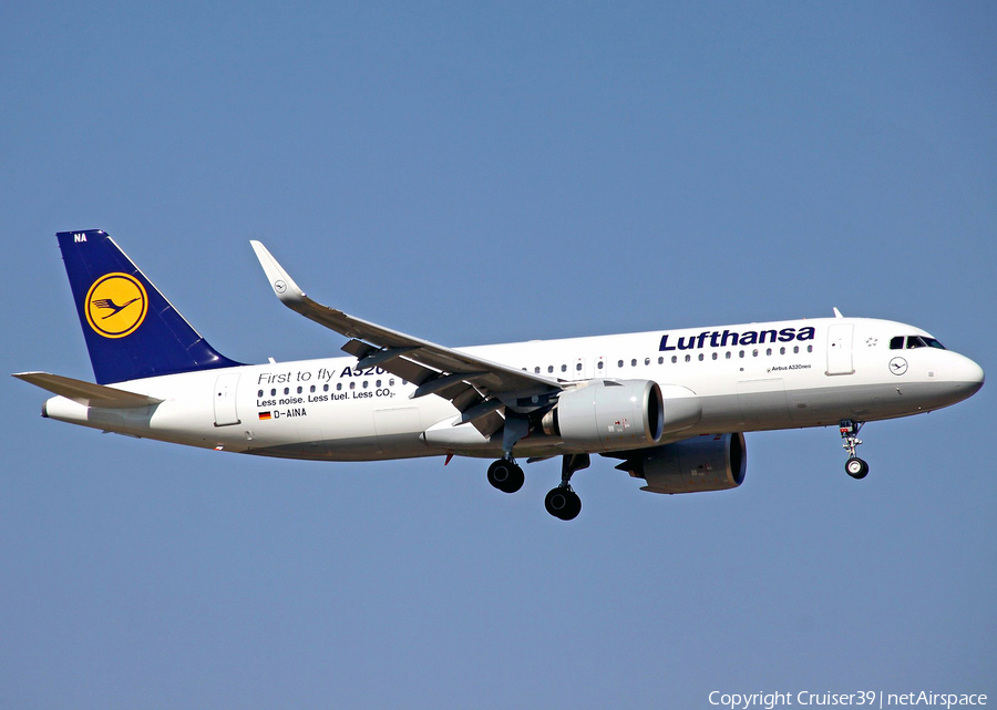 Lufthansa Airbus A320-271N (D-AINA) | Photo 159282