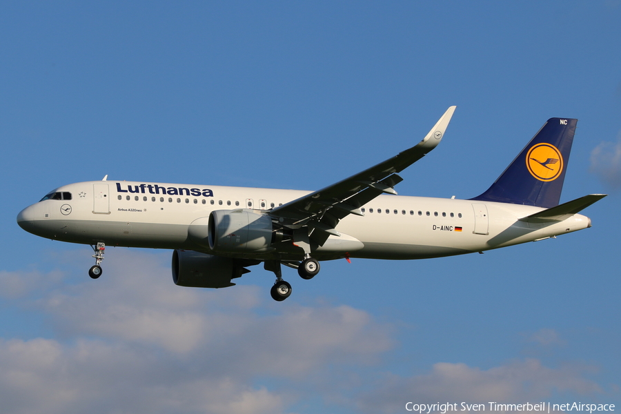 Lufthansa Airbus A320-271N (D-AINC) | Photo 119189