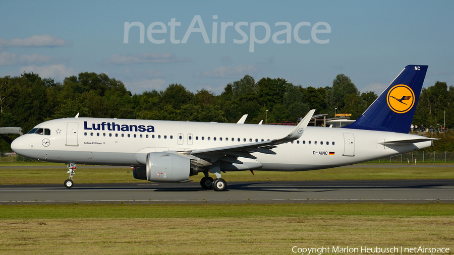 Lufthansa Airbus A320-271N (D-AINC) | Photo 119444