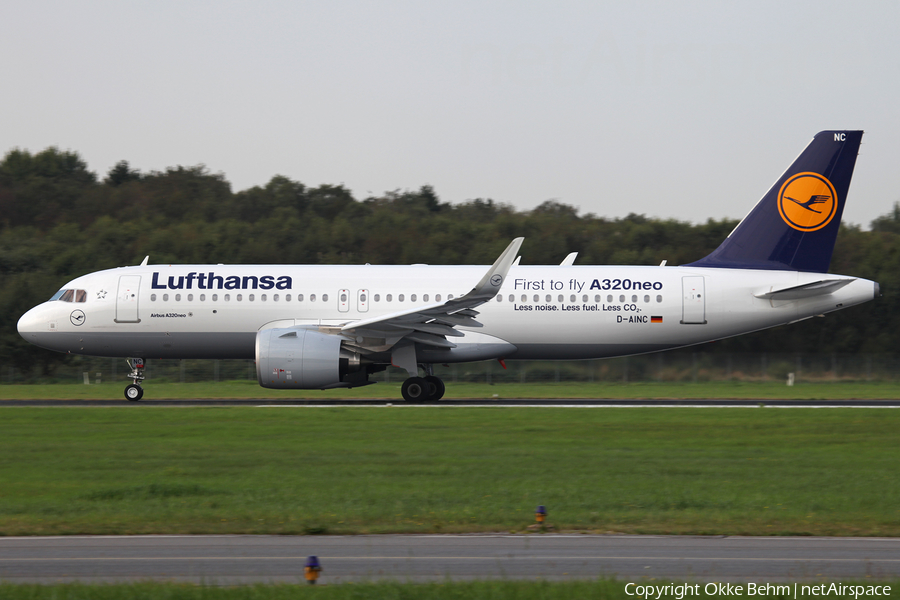 Lufthansa Airbus A320-271N (D-AINC) | Photo 126066