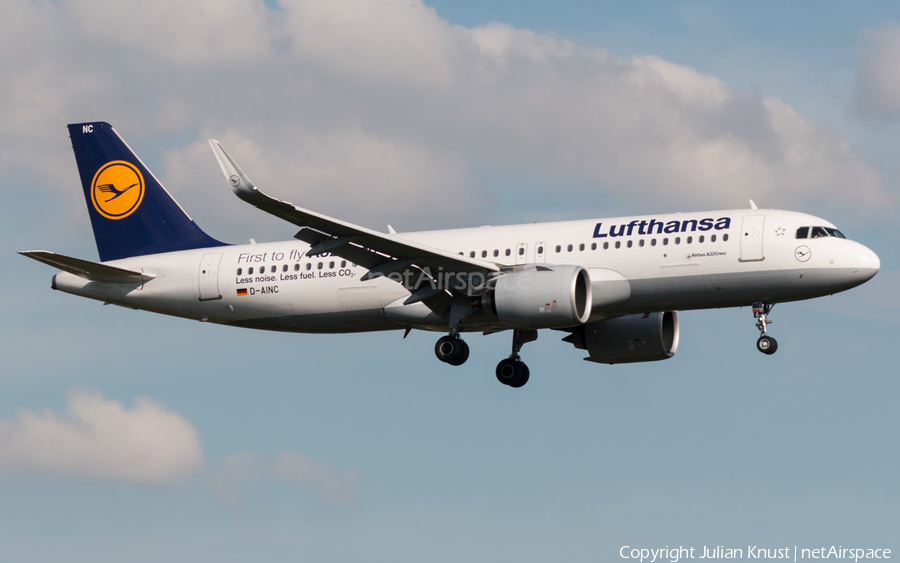 Lufthansa Airbus A320-271N (D-AINC) | Photo 173891