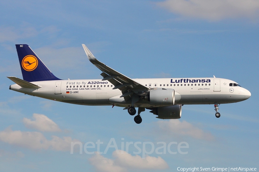 Lufthansa Airbus A320-271N (D-AINC) | Photo 176286