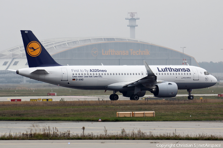 Lufthansa Airbus A320-271N (D-AIND) | Photo 130206