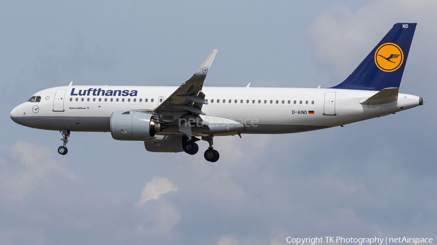Lufthansa Airbus A320-271N (D-AIND) | Photo 383945