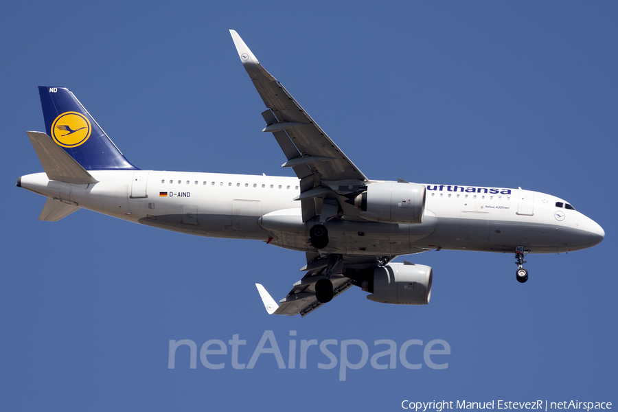 Lufthansa Airbus A320-271N (D-AIND) | Photo 408978