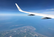 Lufthansa Airbus A320-271N (D-AINF) at  In Flight, United Kingdom