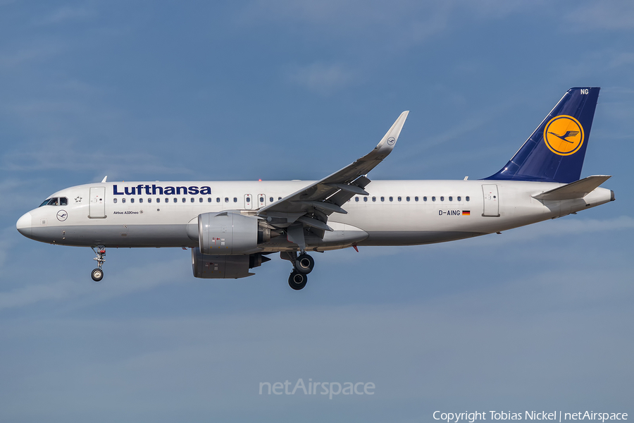 Lufthansa Airbus A320-271N (D-AING) | Photo 287107