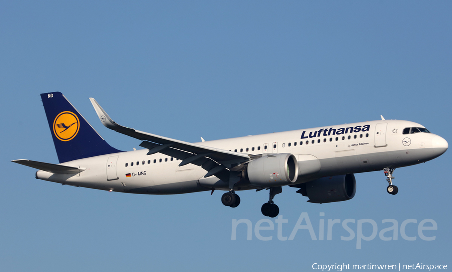 Lufthansa Airbus A320-271N (D-AING) | Photo 297087