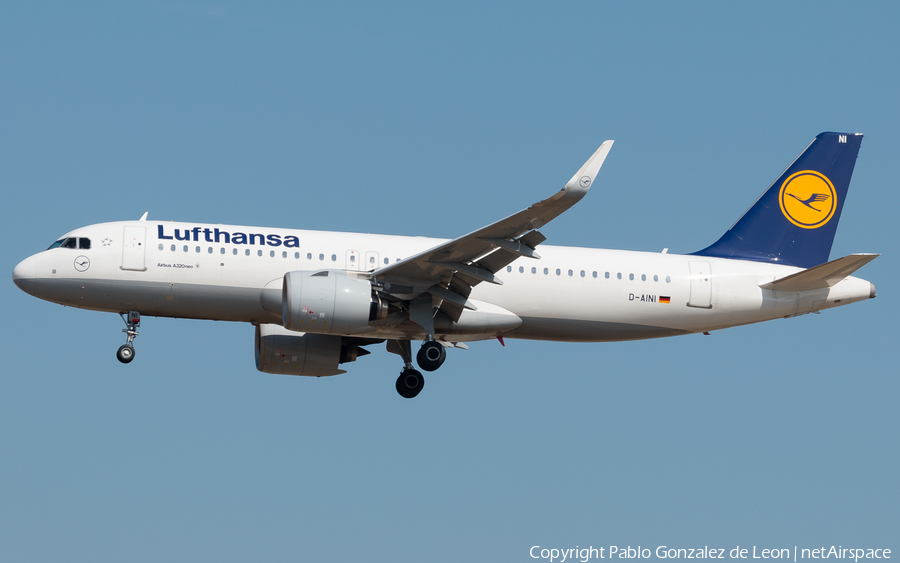 Lufthansa Airbus A320-271N (D-AINI) | Photo 337093