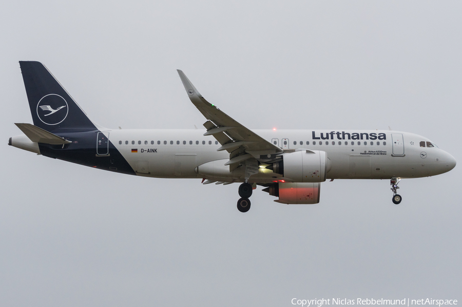 Lufthansa Airbus A320-271N (D-AINK) | Photo 298280