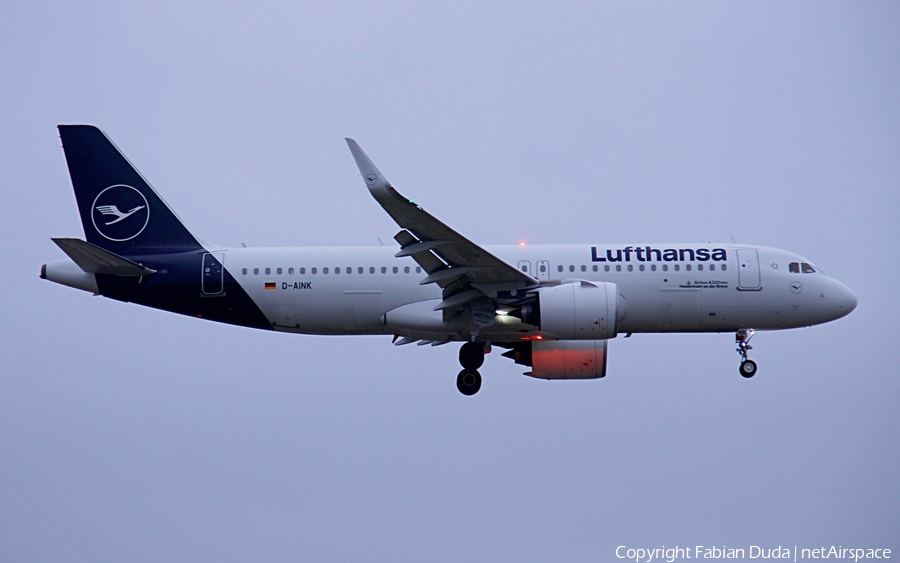 Lufthansa Airbus A320-271N (D-AINK) | Photo 298463