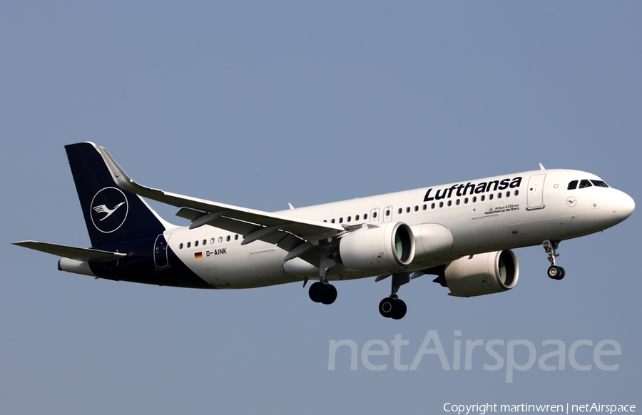 Lufthansa Airbus A320-271N (D-AINK) | Photo 312314