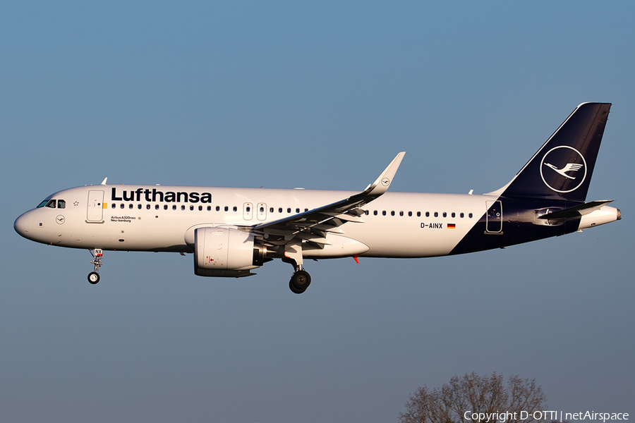 Lufthansa Airbus A320-271N (D-AINX) | Photo 376902