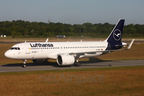 Lufthansa Airbus A320-271N (D-AINX) at  Hamburg - Fuhlsbuettel (Helmut Schmidt), Germany