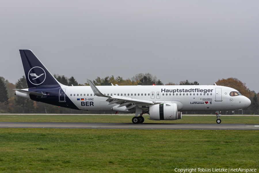 Lufthansa Airbus A320-271N (D-AINZ) | Photo 409971