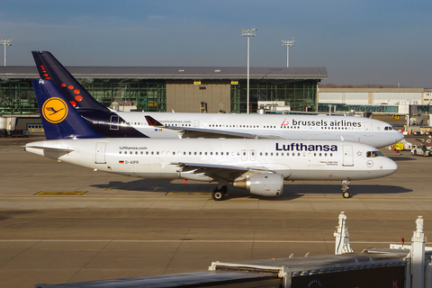 Lufthansa Airbus A320-211 (D-AIPR) at  Brussels - International, Belgium