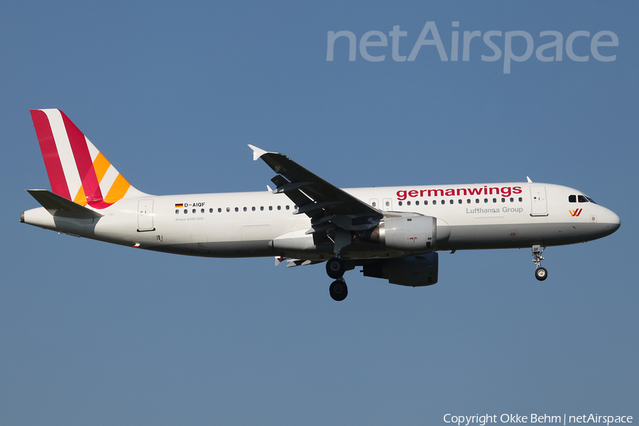 Germanwings Airbus A320-211 (D-AIQF) | Photo 107875