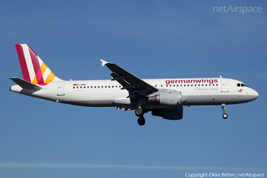 Germanwings Airbus A320-211 (D-AIQK) | Photo 42943