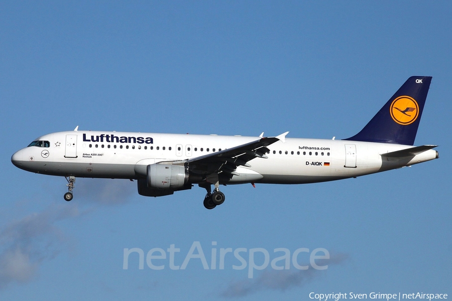 Lufthansa Airbus A320-211 (D-AIQK) | Photo 19546