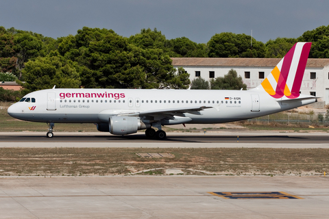 Germanwings Airbus A320-211 (D-AIQN) at  Palma De Mallorca - Son San Juan, Spain