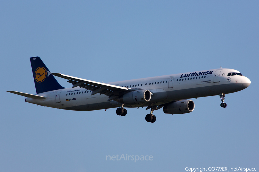 Lufthansa Airbus A321-131 (D-AIRD) | Photo 55495