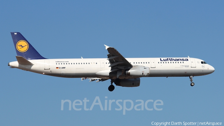 Lufthansa Airbus A321-131 (D-AIRF) | Photo 209028