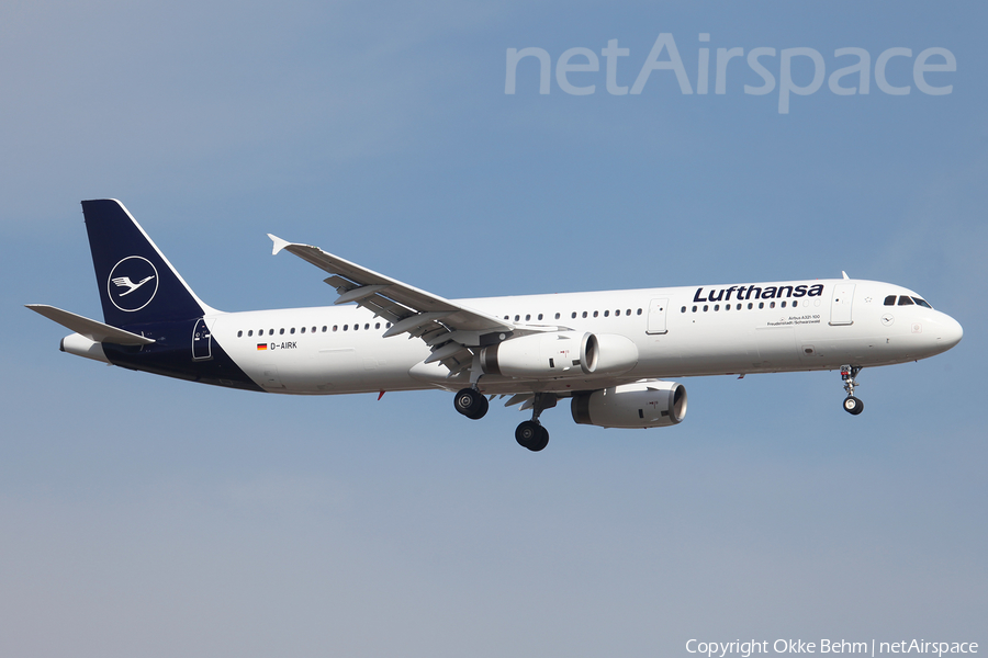 Lufthansa Airbus A321-131 (D-AIRK) | Photo 233013