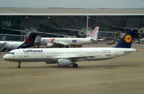 Lufthansa Airbus A321-131 (D-AIRN) at  Brussels - International, Belgium