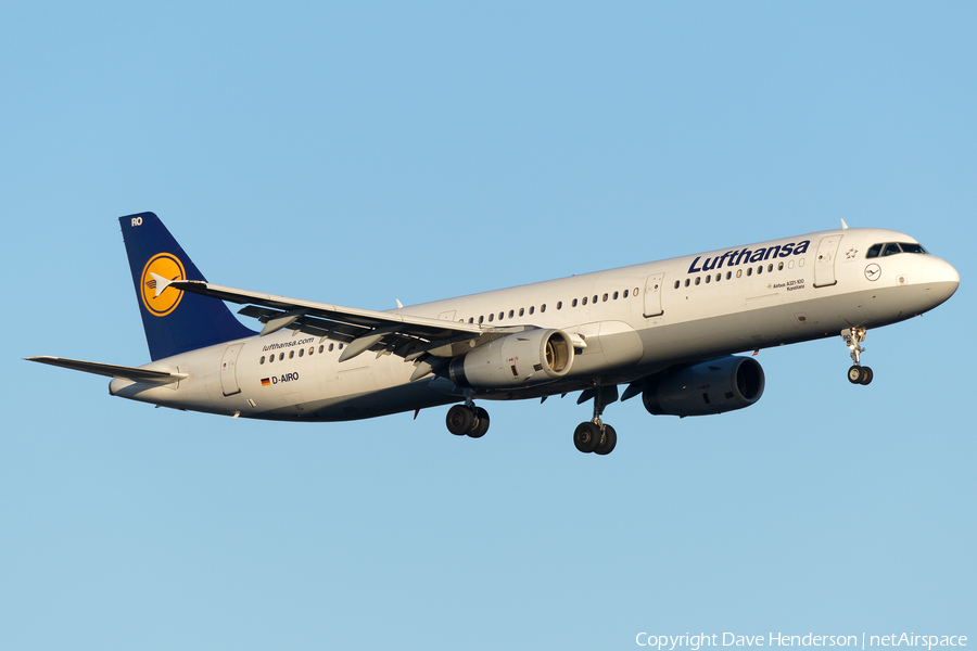 Lufthansa Airbus A321-131 (D-AIRO) | Photo 38086