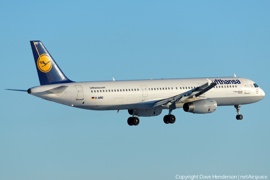 Lufthansa Airbus A321-131 (D-AIRO) | Photo 38087
