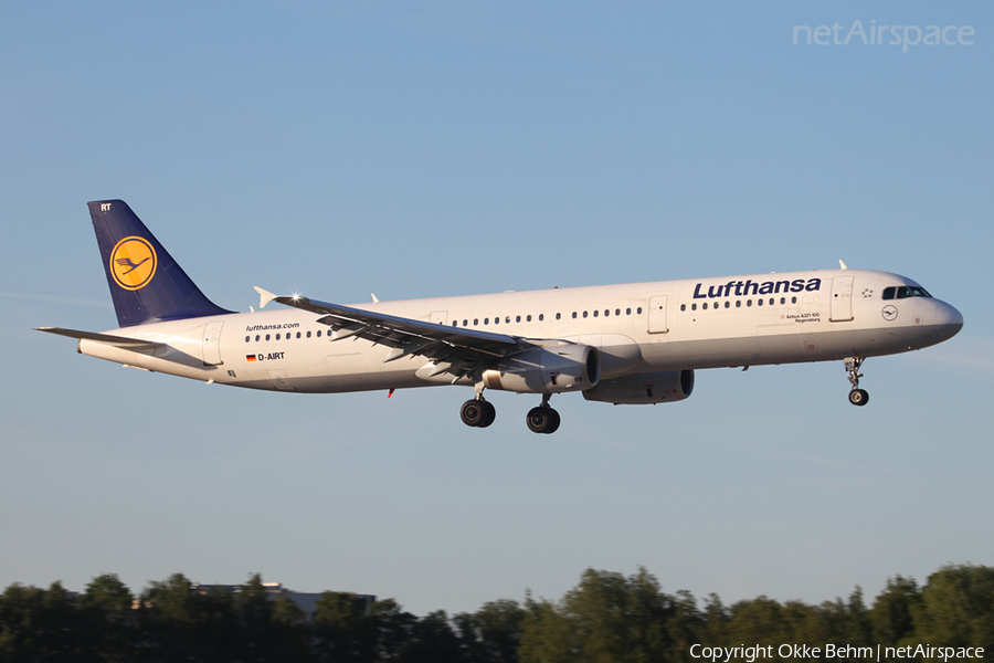 Lufthansa Airbus A321-131 (D-AIRT) | Photo 42985