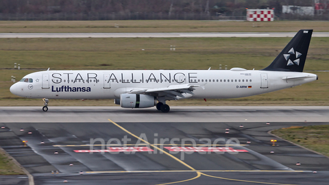 Lufthansa Airbus A321-131 (D-AIRW) at  Dusseldorf - International, Germany