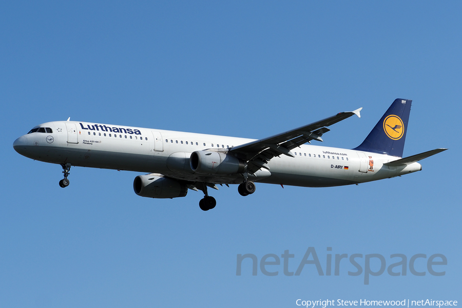 Lufthansa Airbus A321-131 (D-AIRY) | Photo 190273