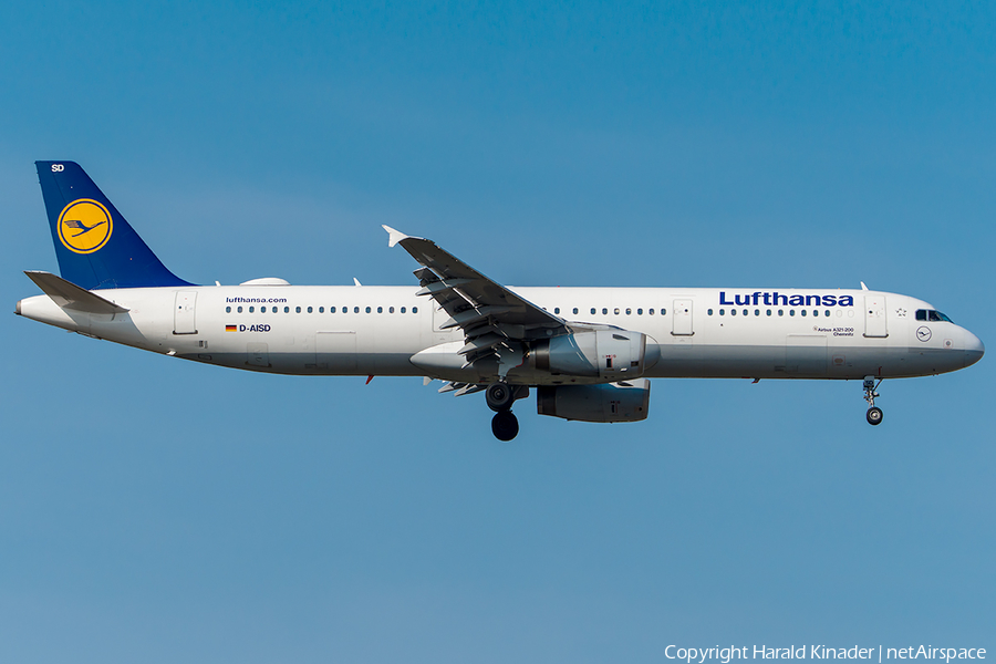 Lufthansa Airbus A321-231 (D-AISD) | Photo 295492
