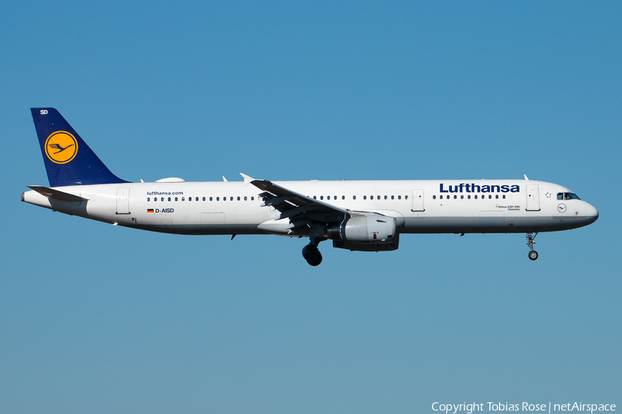 Lufthansa Airbus A321-231 (D-AISD) | Photo 305288