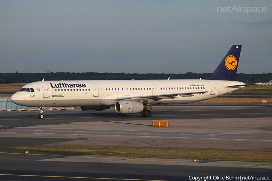 Lufthansa Airbus A321-231 (D-AISE) | Photo 42992