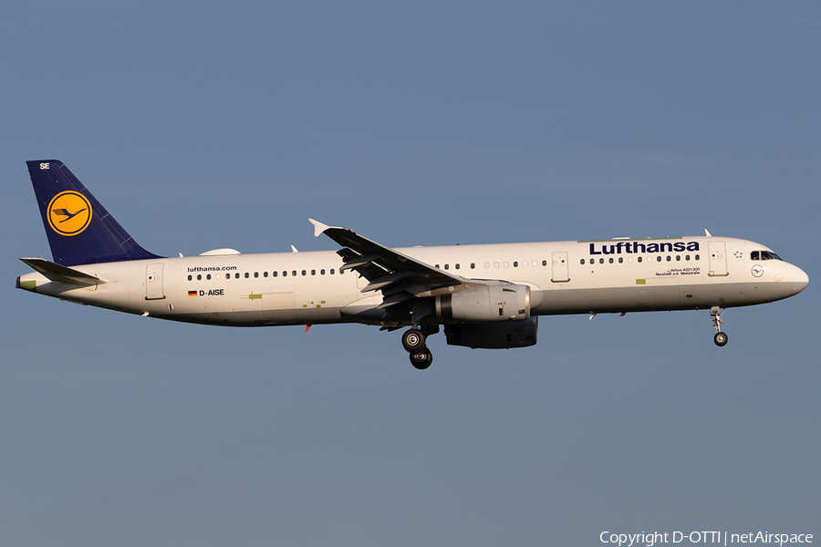 Lufthansa Airbus A321-231 (D-AISE) | Photo 255089