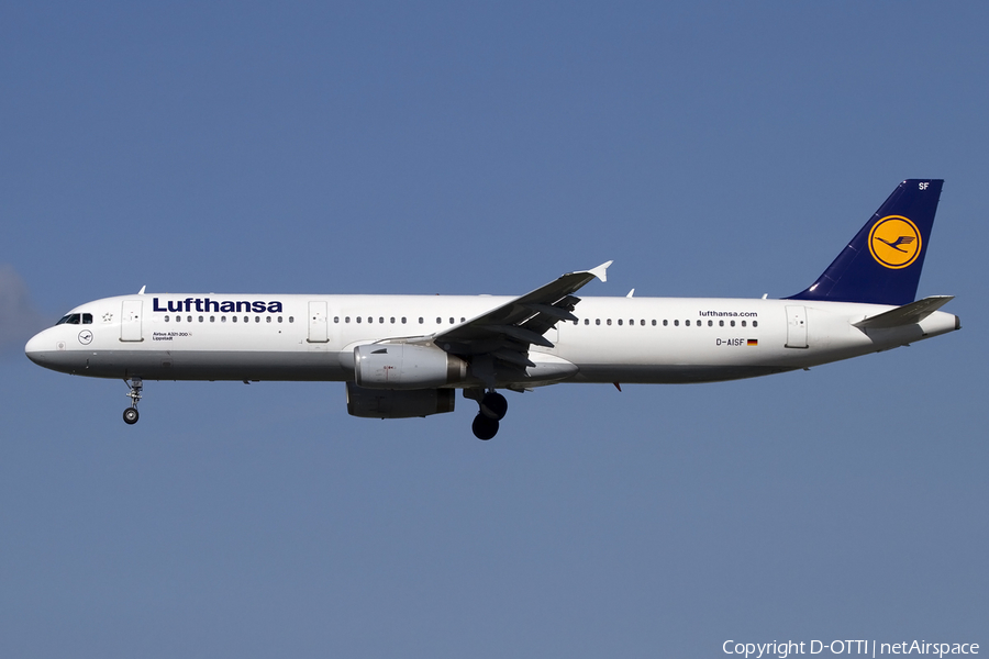 Lufthansa Airbus A321-231 (D-AISF) | Photo 408693